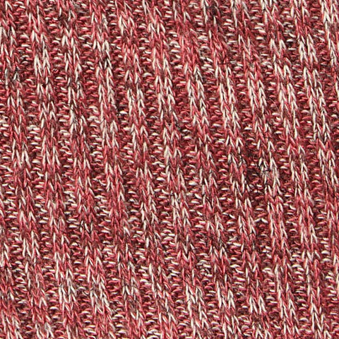 Red Marl Rib Knit, Viscose-Poly, 274 gsm