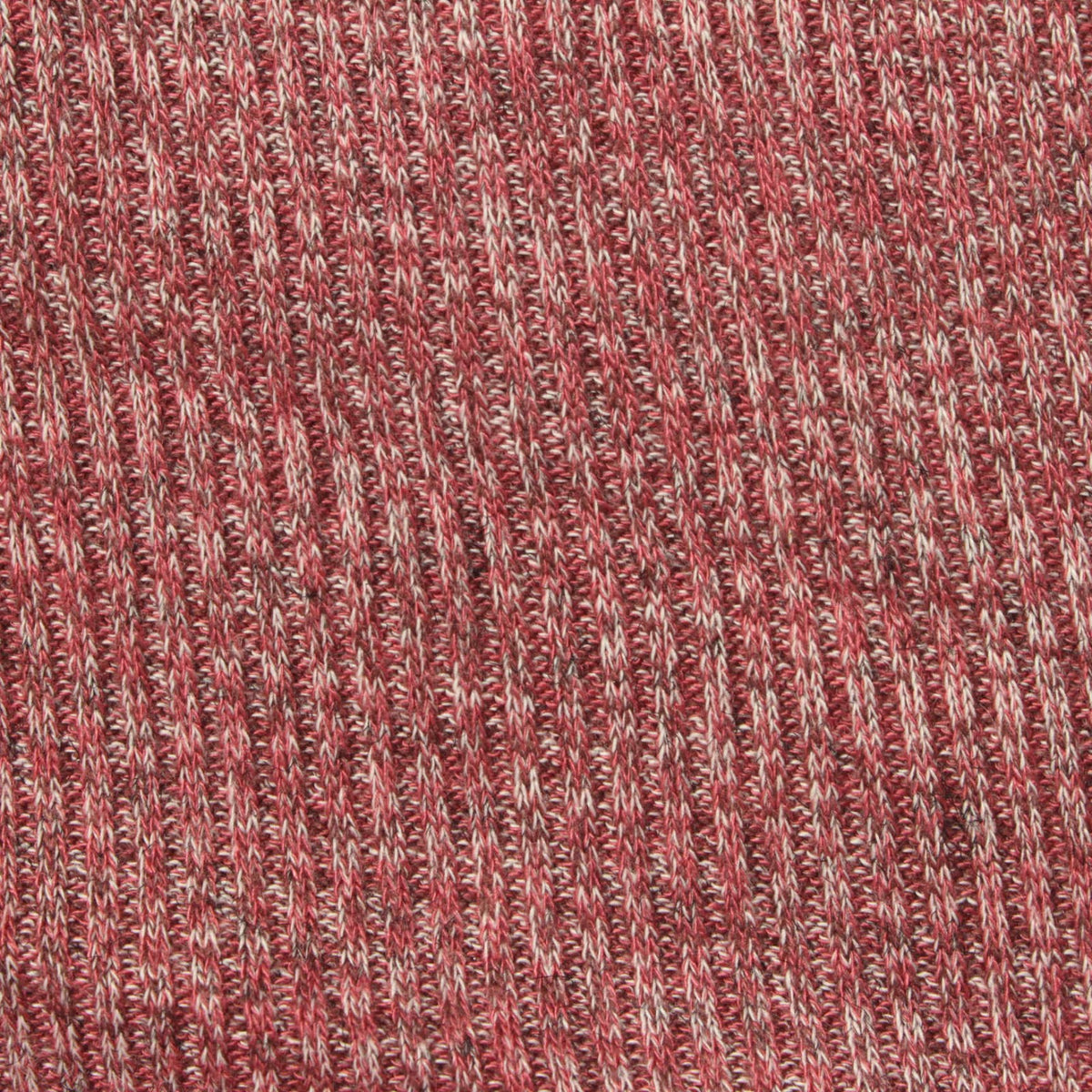 Red Marl Rib Knit, Viscose-Poly, 274 gsm
