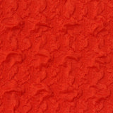 Red Textured Interlock Knit, Polyester