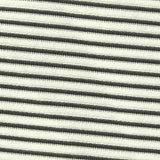 Black Horizontal-Stripe Crepe, Polyester — texture