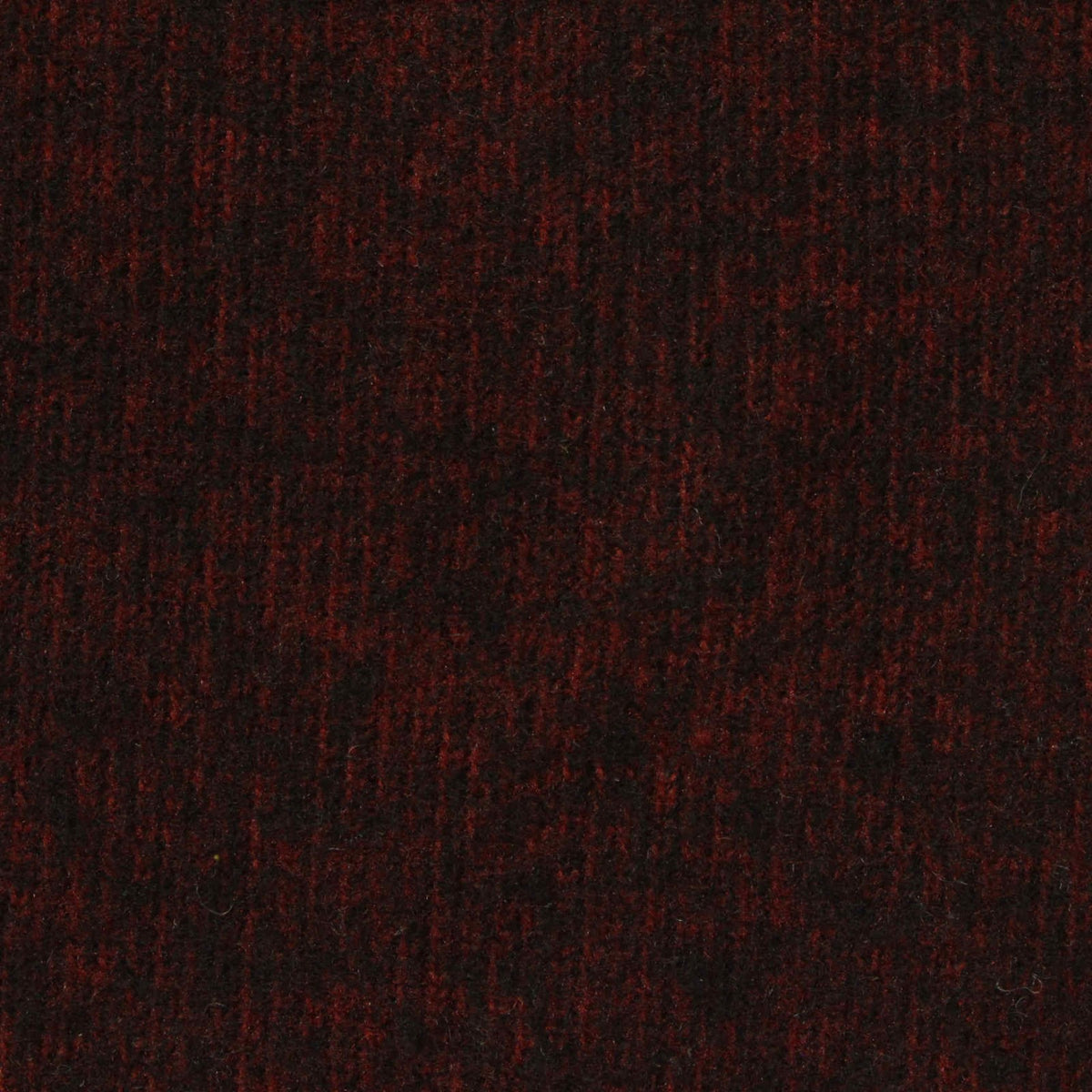 Dark Red Fine-Marl Rib Knit, Poly-Viscose