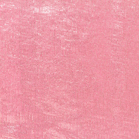 Polyester Stretch Rib Knit Fabric, 205 gsm, 150 cm — Pink