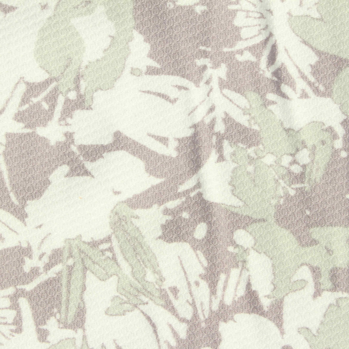 Light Green Abstract-Floral Jersey Knit, Polyester