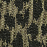 Dark Grey Leopard Interlock Knit, Polyester — texture