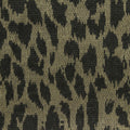 Dark Grey Leopard Interlock Knit, Polyester, 200 gsm