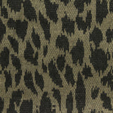 Dark Grey Leopard Interlock Knit, Polyester