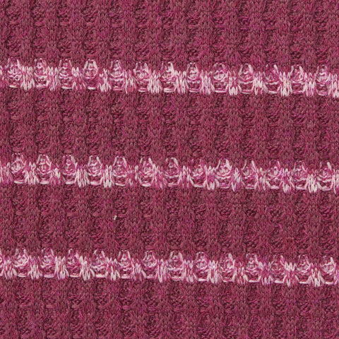 Jacquard Polyester Stretch Waffle Knit Fabric, 230 gsm, 168 cm — Purple