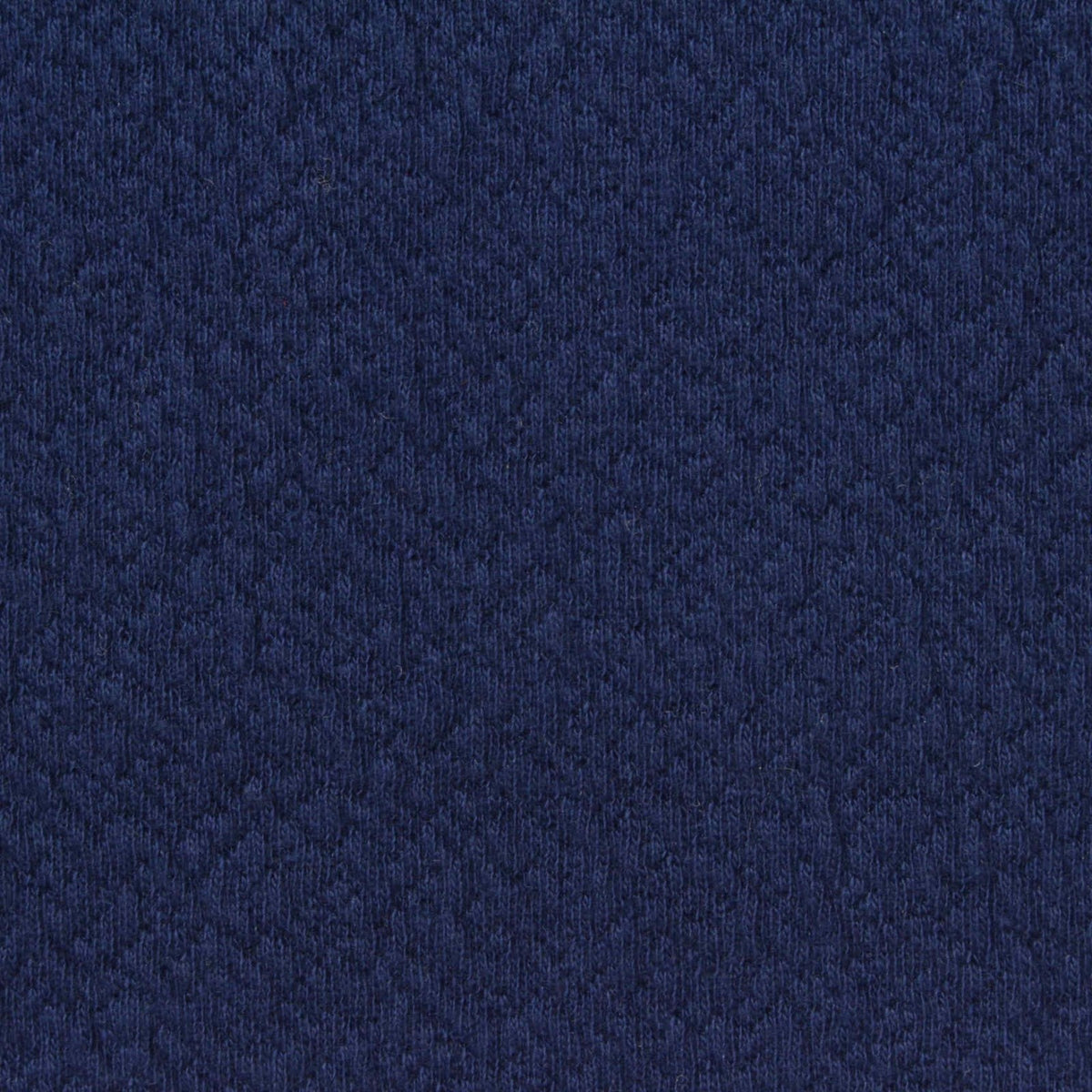 Navy Tone-on-Tone Diamond Crepe, Cotton-Poly