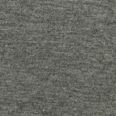 Heathered Grey Marl French Terry, Poly-Viscose, 215 gsm