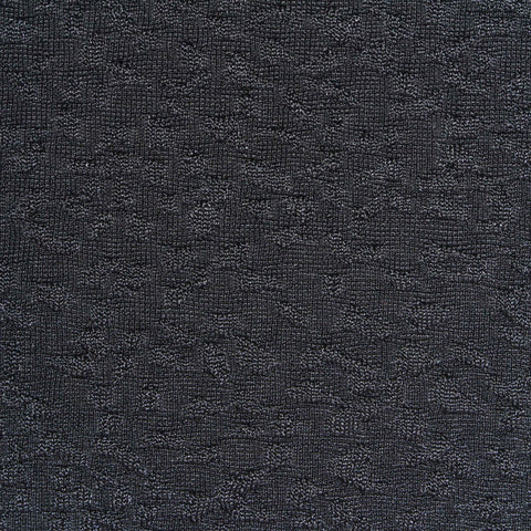 Dark Grey Abstract Rib Knit, Polyester