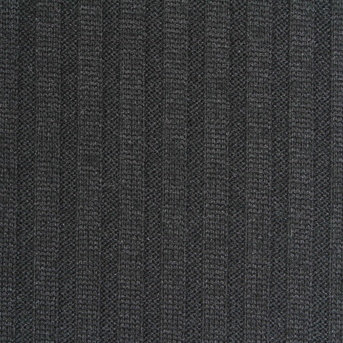 Polyester Stretch Rib Knit Fabric, 240 gsm, 158 cm — Grey