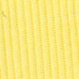 Viscose Polyester Stretch Rib Knit Fabric, 195 gsm, 175 cm — Yellow — texture