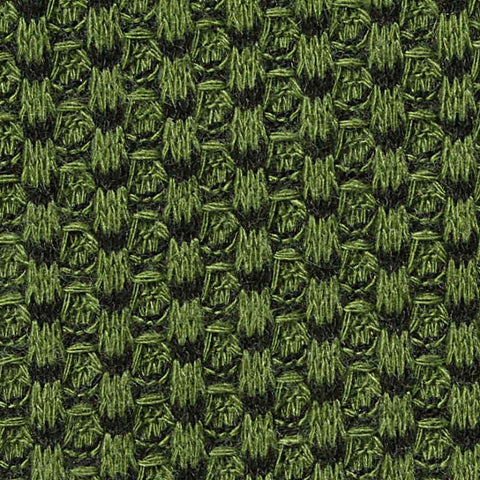 Green Geometric Waffle Knit, Poly-Viscose