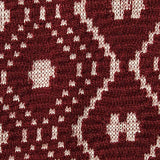 Red Diamond Interlock Knit, Viscose-Poly — texture