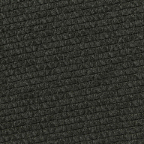 Jacquard Polyester Stretch Knit Fabric, 200 gsm, 170 cm — Green