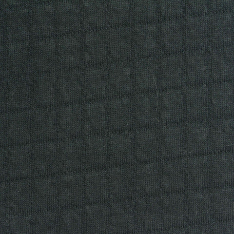Jacquard Cotton Polyester Stretch Interlock Knit Fabric, 265 gsm, 155 cm — Green