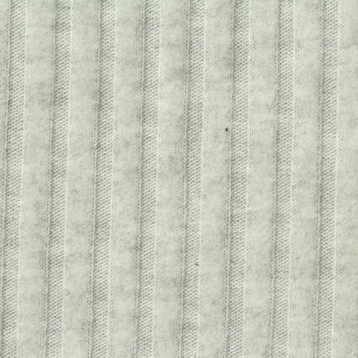 Grey Heather Rib Knit, Poly-Viscose