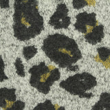 Dark Grey Leopard Knit, Viscose-Poly