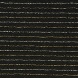 Silver Glitter-Stripe Knit, Nylon-Metallic