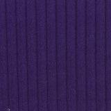 Polyester Stretch Rib Knit Fabric, 275 gsm, 155 cm — Purple