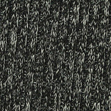 Black Heather Rib Knit, Viscose-Poly — texture