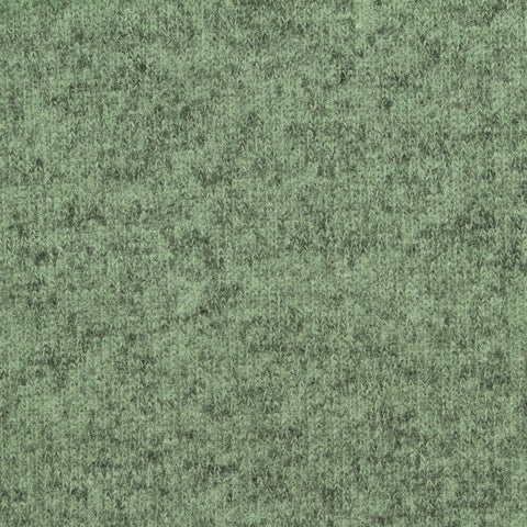 Green Heathered-Marl Jersey Knit, Viscose-Poly