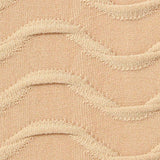 Beige Tone-on-Tone Jersey Knit, Polyester — texture