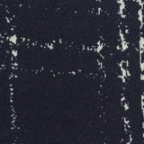 Dark Blue Abstract Interlock Knit, Polyester