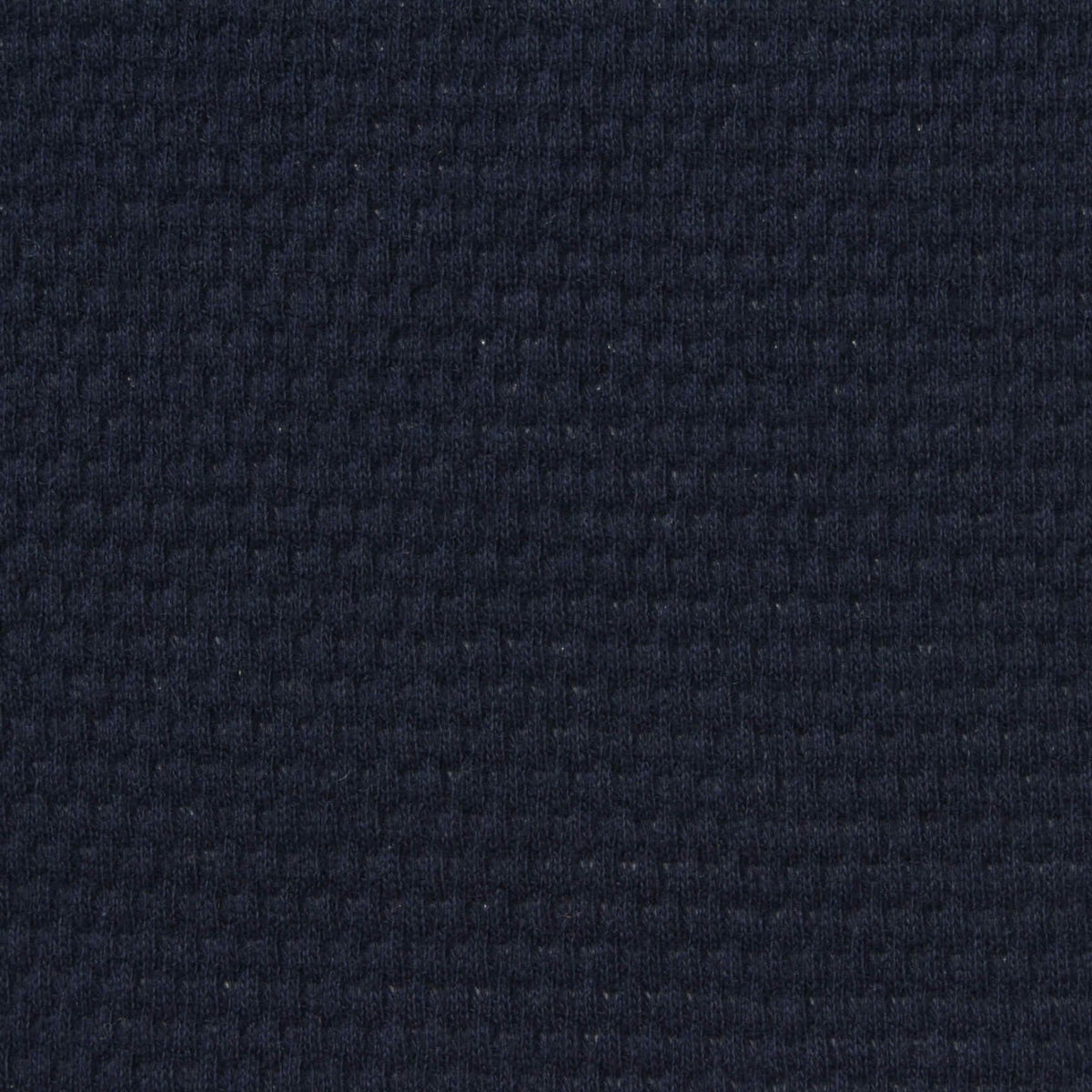 100% Cotton Piqué Knit Fabric, 145 gsm, 170 cm — Navy