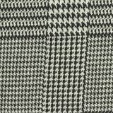 Black Houndstooth Interlock Knit, Poly-Viscose