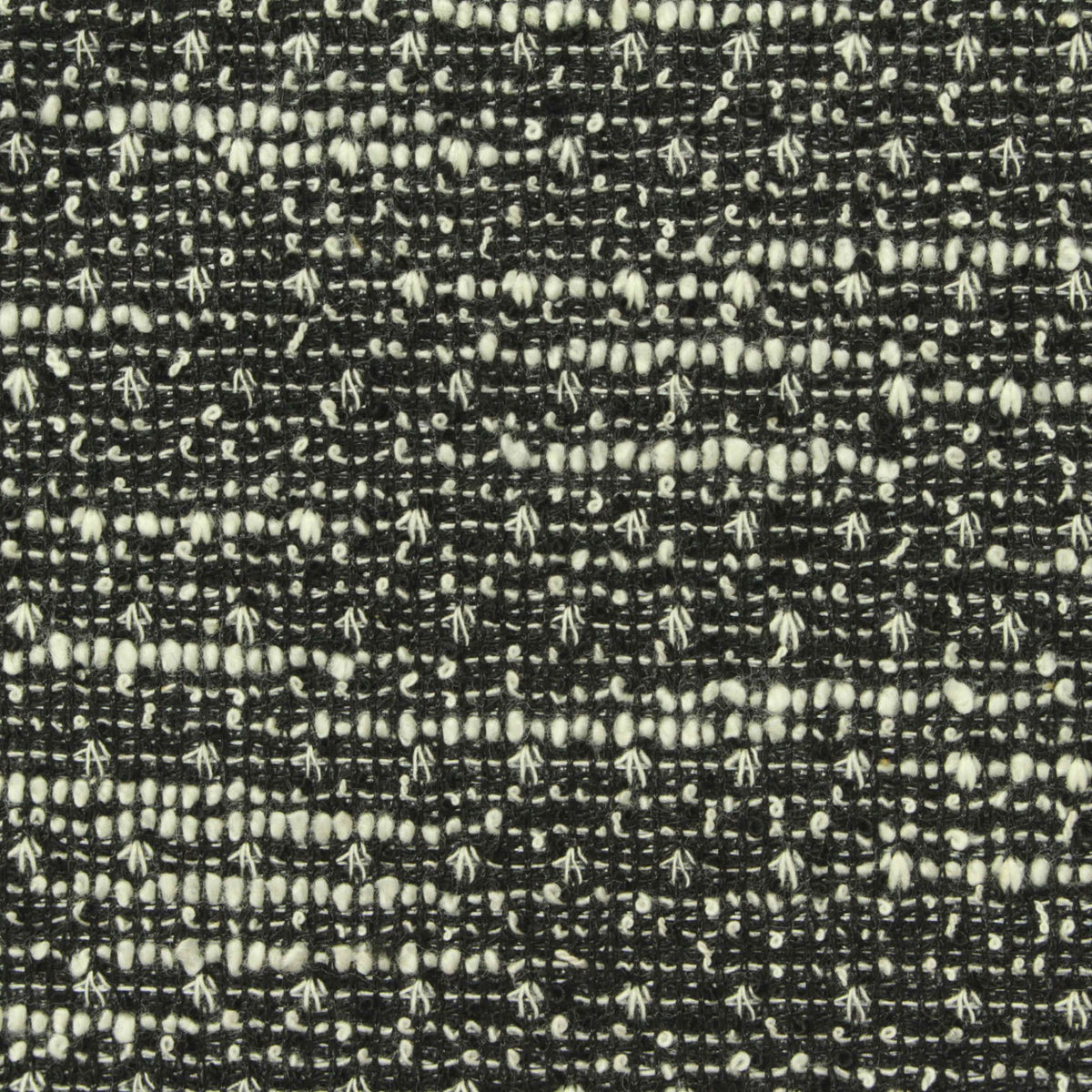 Black Marl Bouclé, Poly-Cotton, 253 gsm