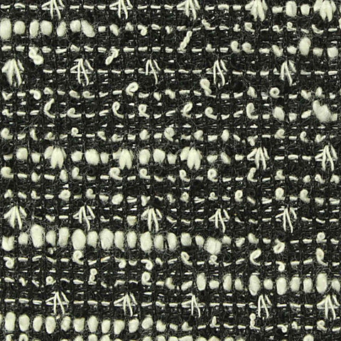 Black Marl Bouclé, Poly-Cotton, 253 gsm