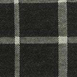 Black Check Interlock Knit, Polyester