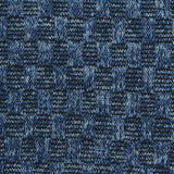 Blue Geometric Chunky Knit, Polyester
