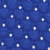 White Dots Jersey Knit, Poly-Cotton — texture