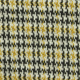 Black Houndstooth Interlock Knit, Poly-Viscose — texture