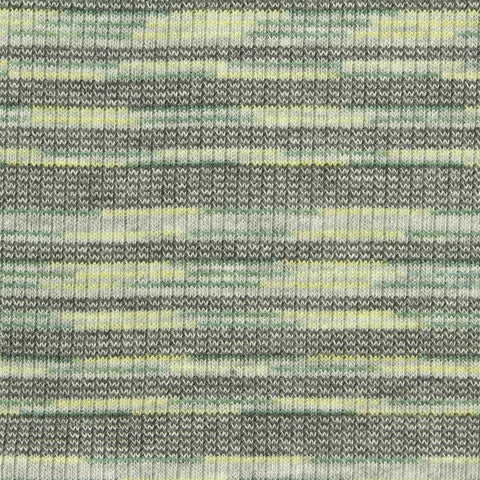 Polyester Viscose Stretch Rib Knit Fabric, 200 gsm, 150 cm — Grey
