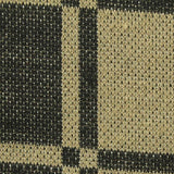 Dark Grey Plaid Interlock Knit, Polyester — texture