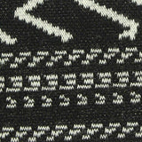 Black Lines Interlock Knit, Poly-Viscose — texture