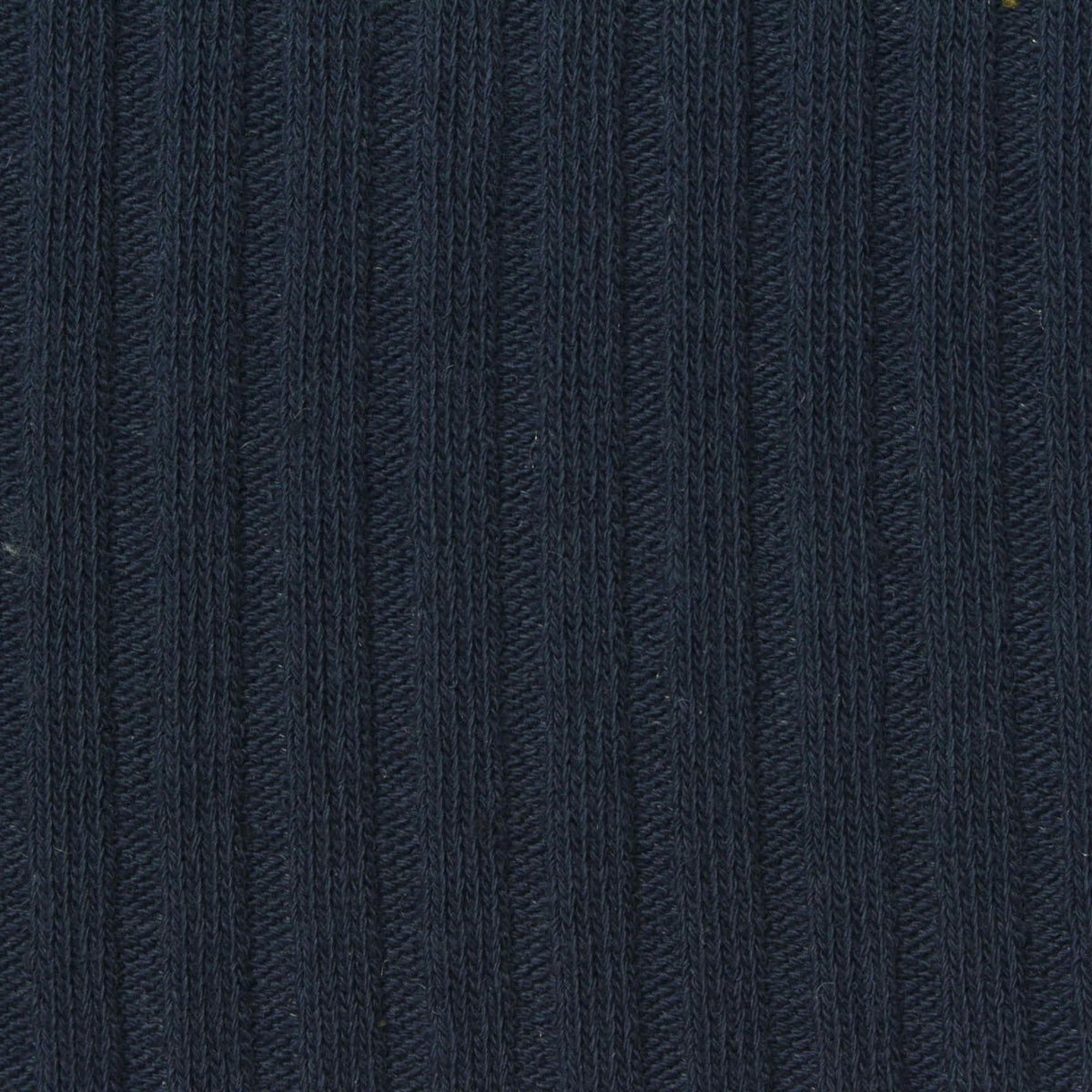 Cotton Stretch Rib Knit Fabric, 230 gsm, 155 cm — Navy