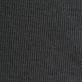Cotton Polyester Stretch Rib Knit Fabric, 333 gsm, 120 cm — Black