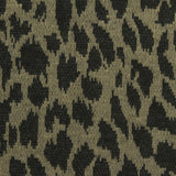 Dark Grey Leopard Interlock Knit, Polyester