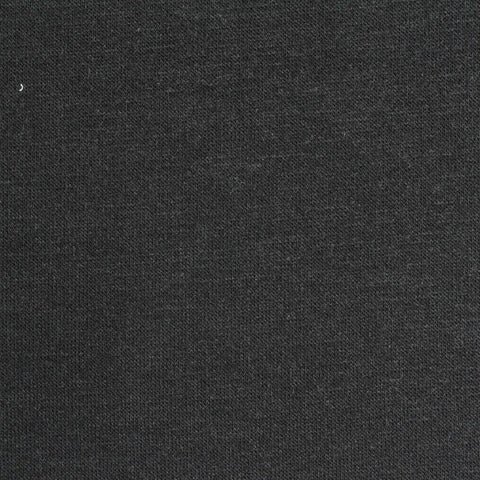 Brushed Polyester Stretch French Terry Fabric, 265 gsm, 158 cm — Grey