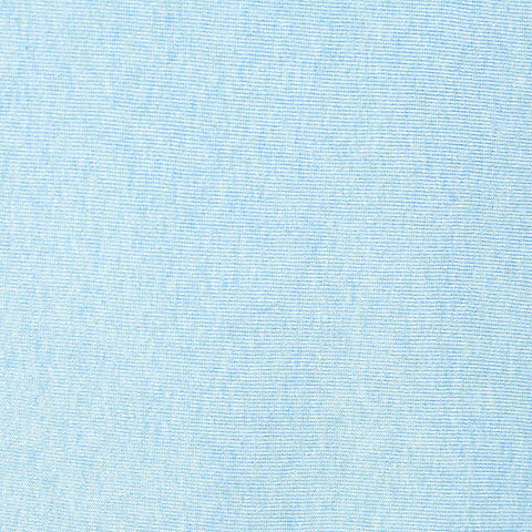 Light Blue Marl Rib Knit, Cotton, 196 gsm