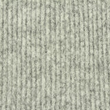 Viscose Polyester Stretch Rib Knit Fabric, 230 gsm, 158 cm — Grey