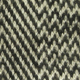 Black Zigzag Chunky Knit, Polyester — texture