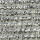 Heathered Grey Horizontal-Stripe Knit, Poly-Viscose — texture