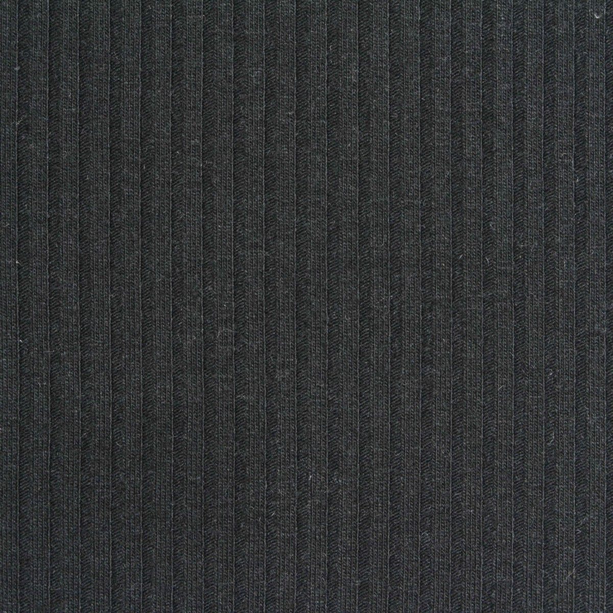 Polyester Stretch Rib Knit Fabric, 277 gsm, 140 cm — Grey