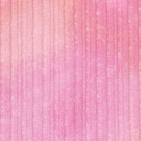 100% Polyester Rib Knit Fabric, 134 gsm, 132 cm — Pink