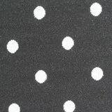 White Polka-Dot Scuba Knit, Polyester